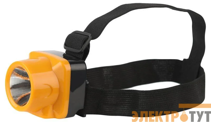 Фонарь аккумуляторный налобный TG1 1LED яркий аккум. 4В 0.5А.ч ЗУ 220В Трофи Б0053033