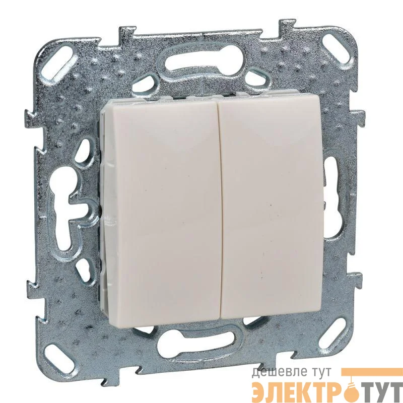 Механизм выключателя 2-кл. СП UNICA 10А IP20 беж. SchE MGU5.211.25ZD