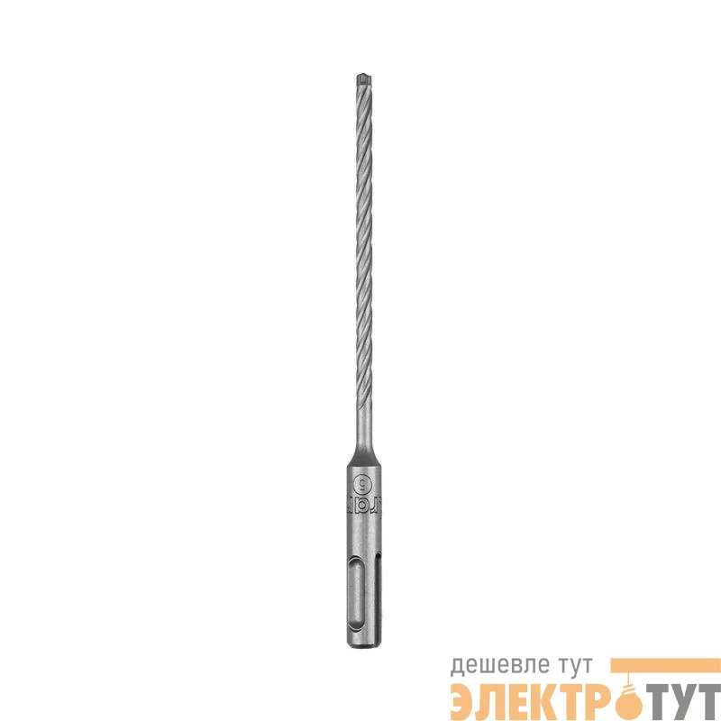 Бур по бетону SDS-Plus SUPER 5х160мм профессиональный цельная крестовая пластина Kranz KR-91-0451