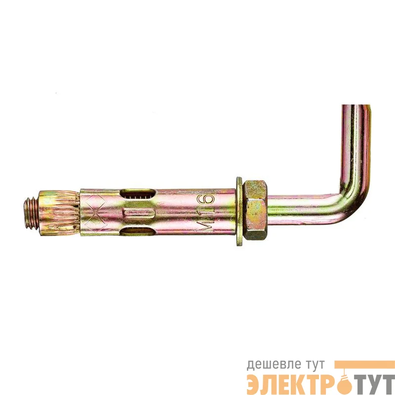 Болт анкерный с Г-образ. крюком HL 16х80 (уп.2шт) Tech-Krep/Zitar 112569