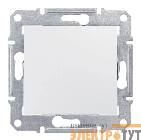 Переключатель проходной 1-кл. СП Sedna 10А IP44 (сх. 6) 250В бел. SchE SDN0400521