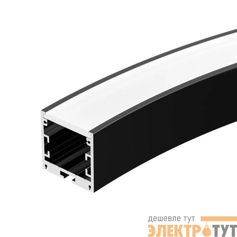 Профиль SL-ARC-3535-D800-A90 BLACK (630мм дуга 1 из 4) алюм. Arlight 027638