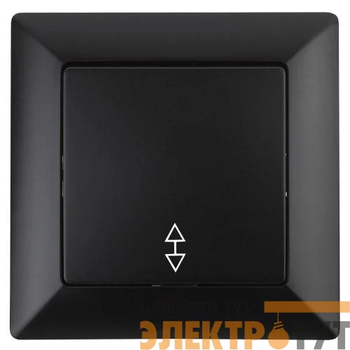 Переключатель 1-кл. СП Solo 4-103-05 10А 250В IP20 антрацит Intro Б0053581