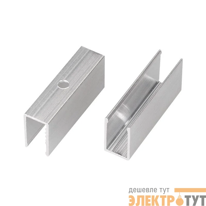 Держатель AURORA-1206-CLIP ANOD алюм. Arlight 039353