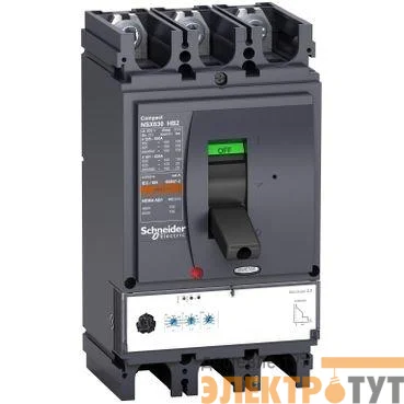 Выключатель автоматический 3п 630А 100кА при 690В NSX630HB2 Micrologic 2.3 SchE LV433740