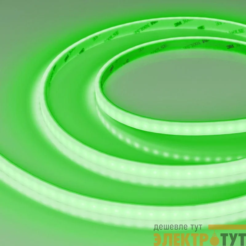 Лента светодиодная RTW-PSW-A120-10mm 24V Green 9.6Вт/м IP67 2835 герметичная (уп.5м) Arlight 040765