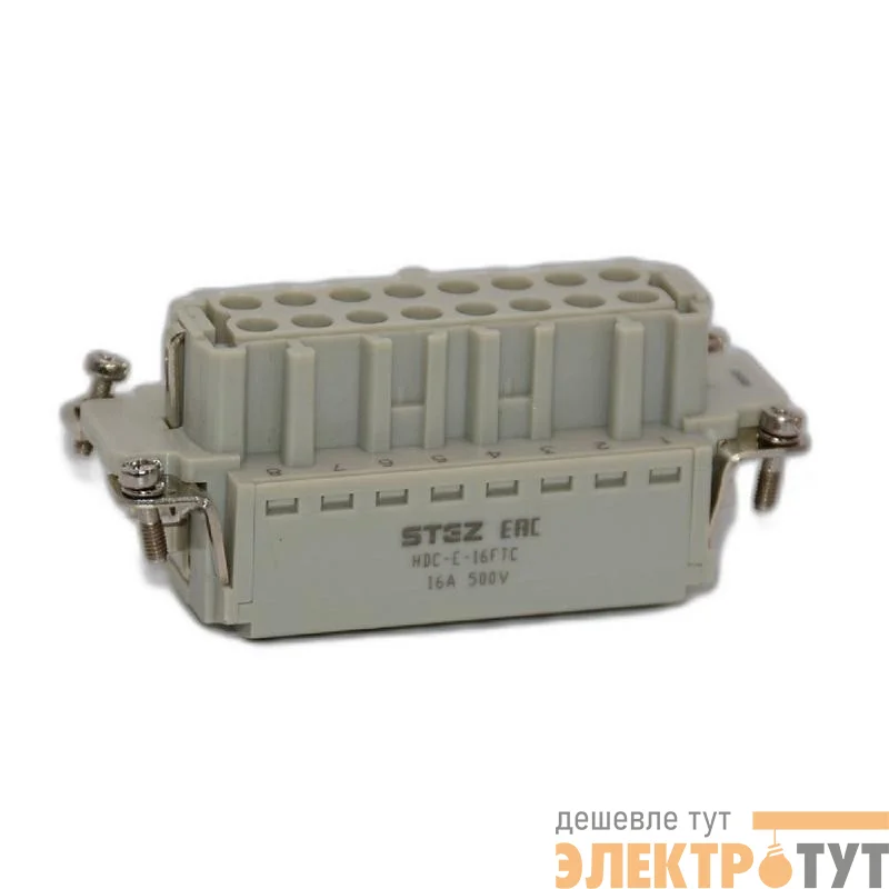 Вставка контактная постоянное число полюсов HDC-E-16FTC СТЭЗ 187150196