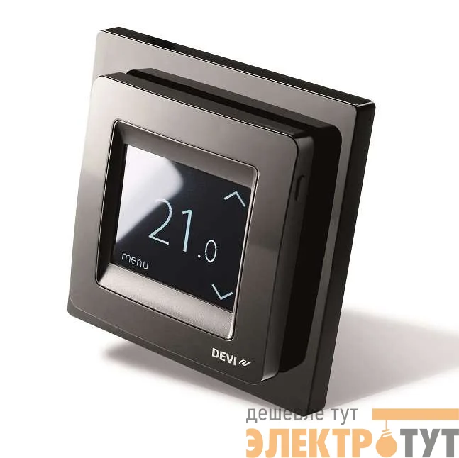 Терморегулятор DEVIreg Touch с комбинацией датчиков 16А черн. DEVI 140F1069