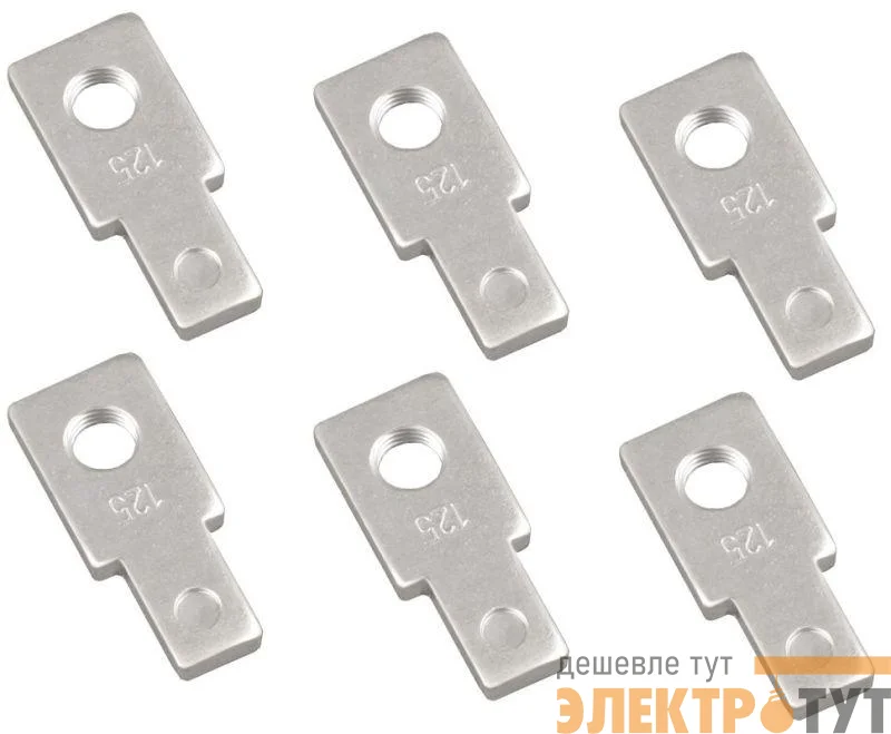 Комплект наконечников для ВА88-32 125А/3П (уп.6шт) KARAT IEK SVA10D-N-3