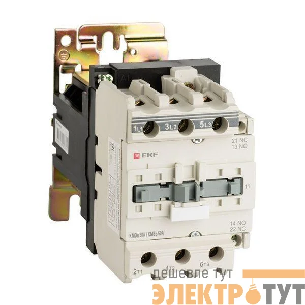 Контактор КМЭп 50А кат. 24В DC 1НО+1НЗ PROxima EKF ctr-s-50-24-nc-p