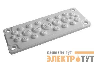 Ввод кабельный пластик V0 UL94. (25 отв.) IP65 DKC R5HTC25