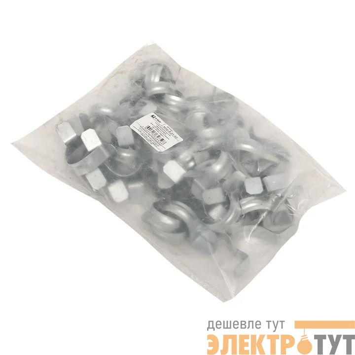Скоба двухлапковая d31-32мм метал. для монтажного пистолета (уп.50шт) PROxima EKF smp-2-31-32