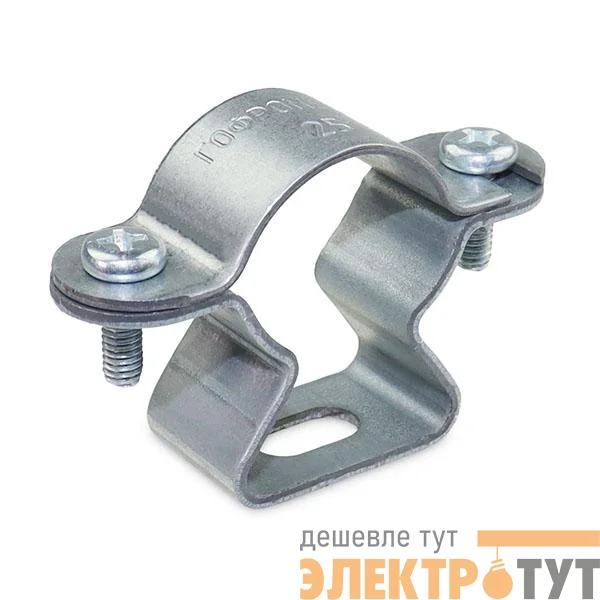 Хомут трубный ХТс-01-25 стальной ГОФРОМАТИК ЗЭТАРУС zeta45972