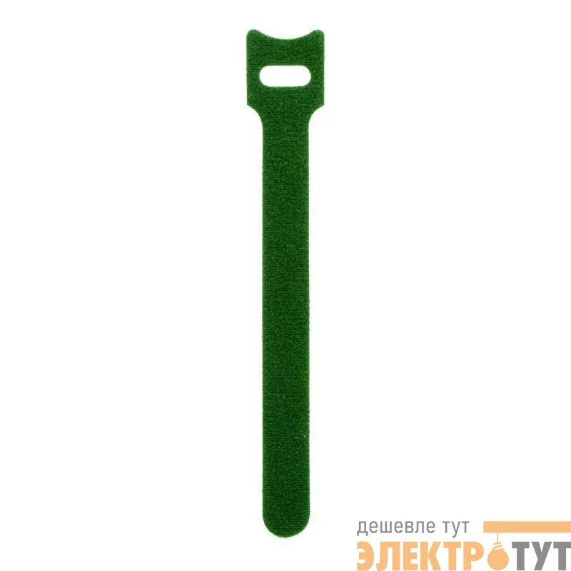 Хомут мягкий многоразовый на тканевой основе 130х12.5 зел. (уп.10шт) DKC 281313GN