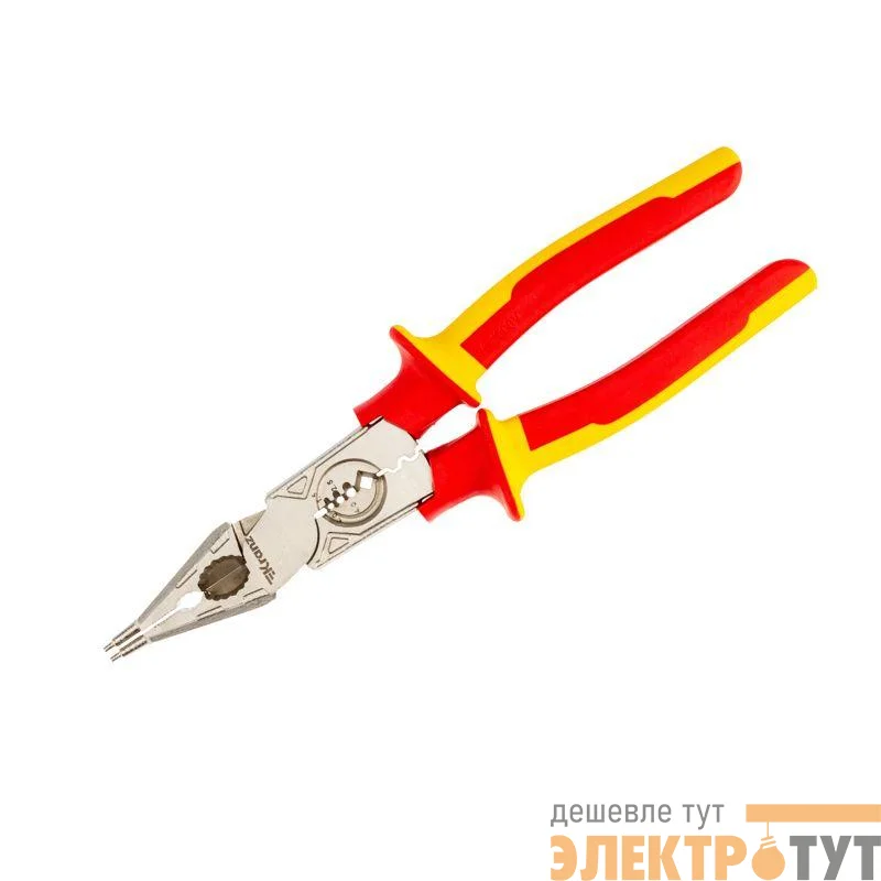 Плоскогубцы многофункциональные диэлектрические 238мм со съемником Kranz KR-12-4657-3