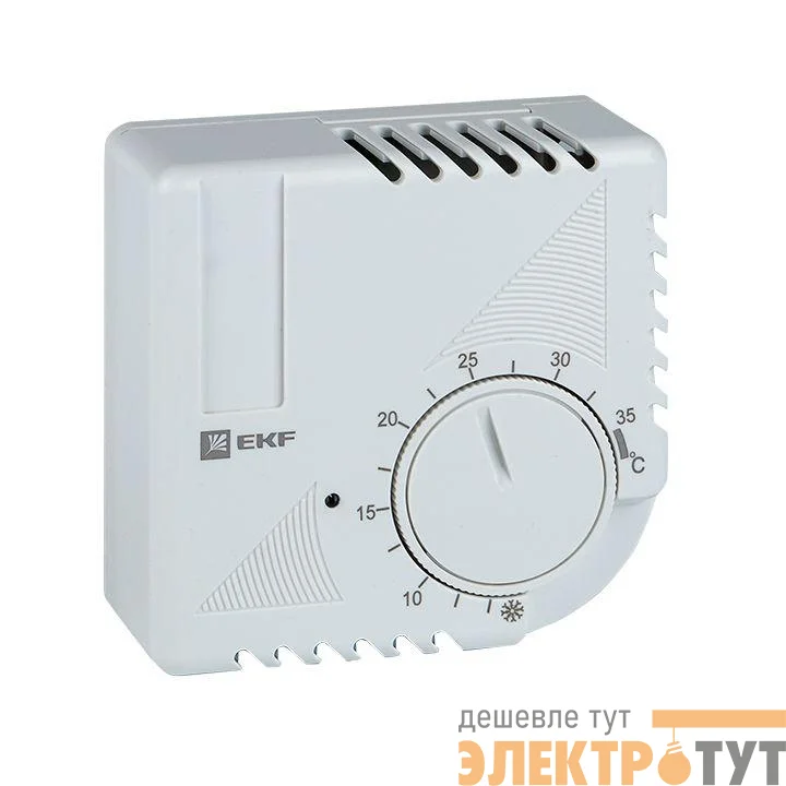 Термостат NO/NC (охлаждение/обогрев) накладной 16А 230В IP20 PROxima EKF thermo-no-nc-wall