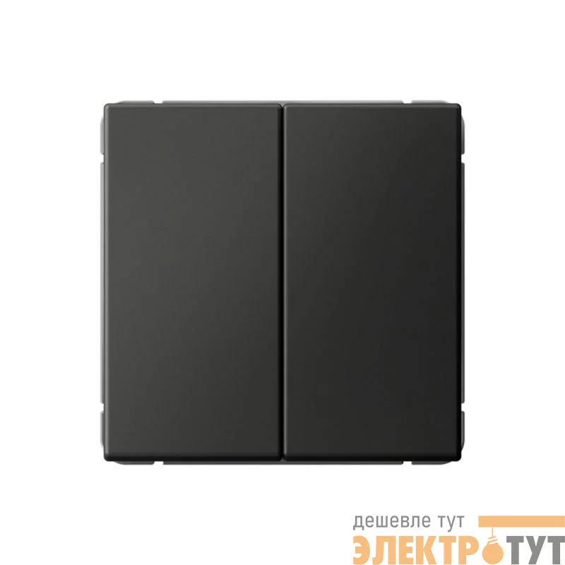 Выключатель 2-кл. ArtGallery 10AX быстрозажим. клем. механизм базальт SE GAL001451S