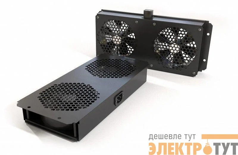 Модуль вентиляторный потолочный TFAB-T2FR-RAL9004 Hyperline 396737