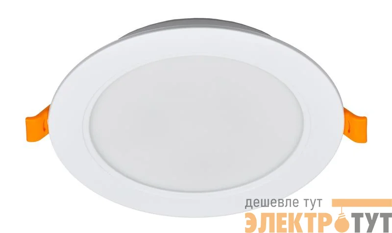 Светильник светодиодный PLED DL7 WH Downlight 24Вт 4000К 220х26мм IP54 ДВО встраив. JazzWay 5042568
