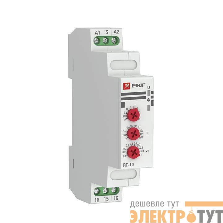 Реле времени RT-10 12-240В 10 устанавл. функц. PROxima EKF rt-10-12-240