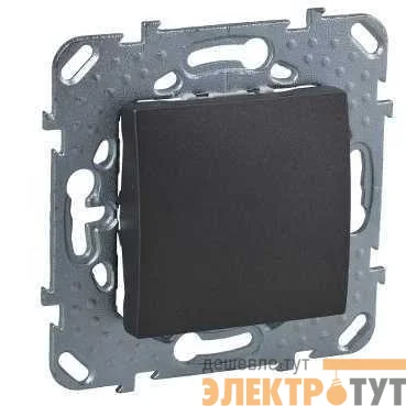 Механизм выключателя 1-кл. СП Unica Top 10А IP20 (сх. 1) графит SchE MGU5.201.12ZD
