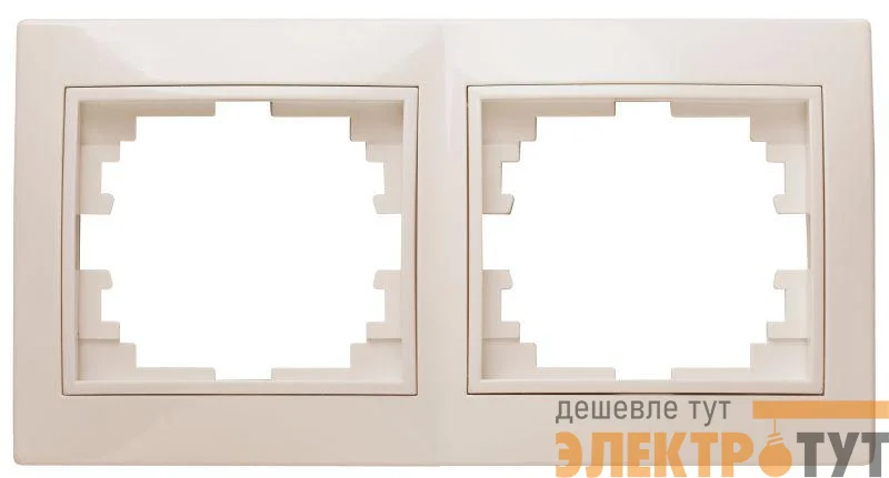 Рамка 2-м СП Plano 1-502-02 гор. сл. кость Intro Б0027626