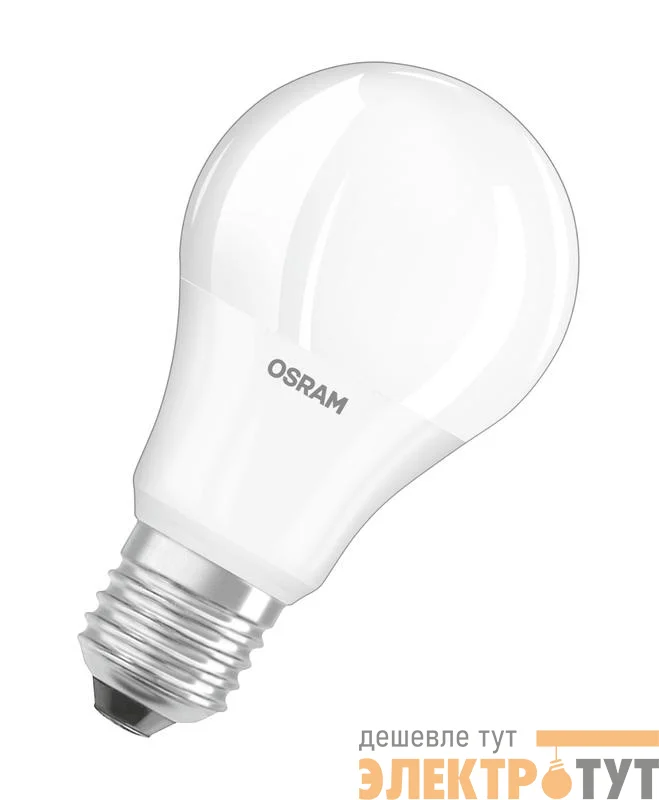 Лампа светодиодная LED STAR CLASSIC A 75 8.5W/865 8.5Вт грушевидная 6500К холод. бел. E27 806лм 220-240В матов. пласт. OSRAM 4052899971561