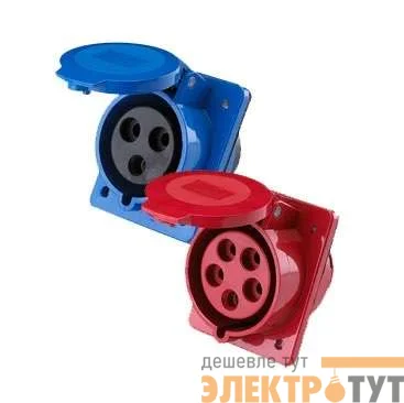 Розетка СП 415 16А 380В 3Р+РЕ+N i SchE 26052DEK