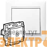 Выключатель 1-кл. СП Valena 10А IP31 с подсветкой механизм бел. (DIY-упак.) Leg 694261