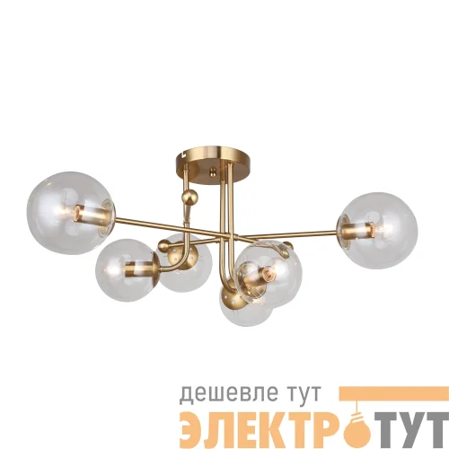 Люстра Adela 3165-306 6хЕ14 40Вт модерн Rivoli Б0062123