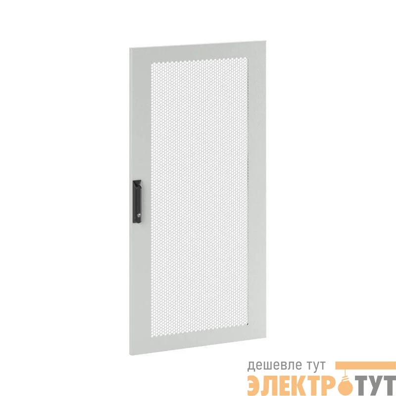 Дверь одностворчатая для IT-CQE 2200х600 перфорир. RAL7035 DKC RGITCPMS2260
