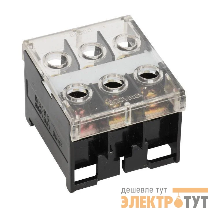 Терминал клеммный БЗД-3 до 10.0кв.мм 50А PROxima EKF bzd-10003