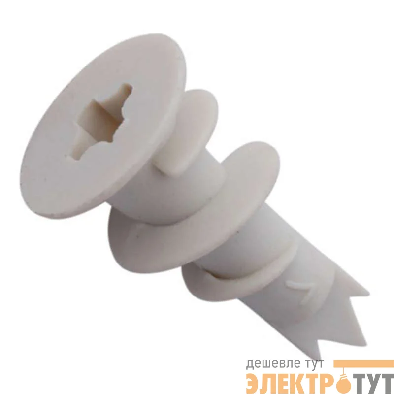 Дюбель пластиковый для ГКЛ DRIVA (уп.5шт) пакет БМ 1002520