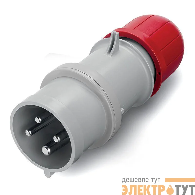 Вилка эл. каб. 32А 3P+E 400В с безвинт. клем. IP44 DKC DIS2133236F