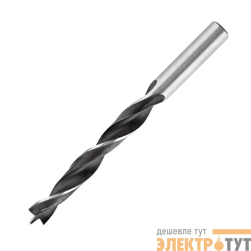 Сверло по дереву 10х130мм цилиндрический хвостовик Kranz KR-91-0739