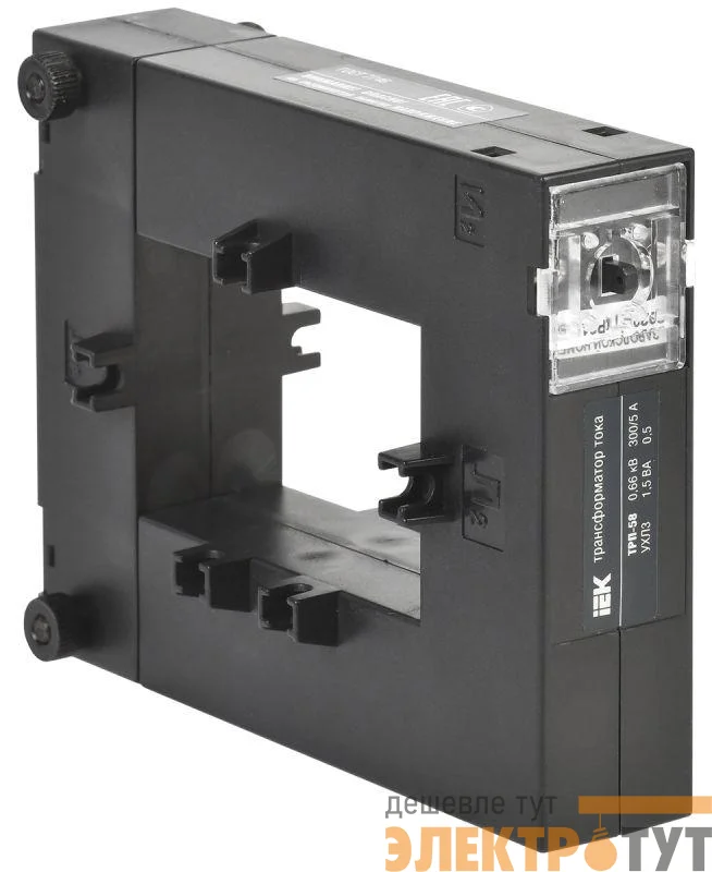 Трансформатор тока ТРП-58 300/5 1.5ВА кл. точн. 0.5 IEK ITT58-2-D015-0300