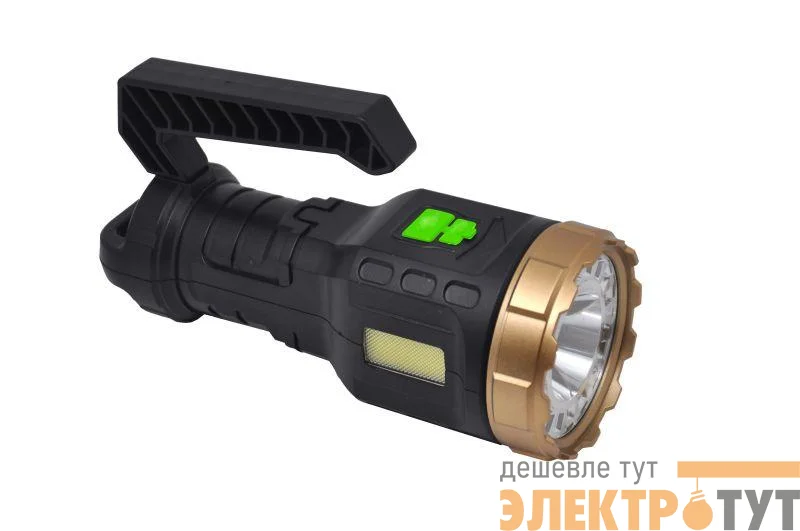 Фонарь аккумуляторный ручной GFL209 10Вт 250лм Li-ion 1200мА.ч LED GAUSS GF209