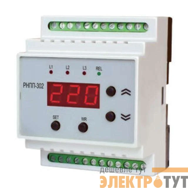 Реле напряжения РНПП-302 3ф НовАтек-Электро 3425600302