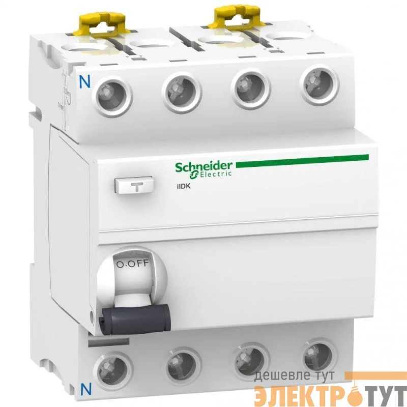 Выключатель дифференциального тока (УЗО) 4п 40А 300мА тип AC iID K Acti9 SchE A9R75440