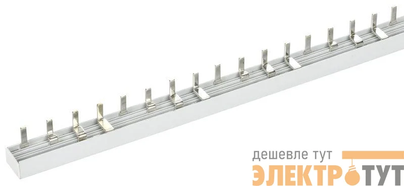 Шина соединительная PIN (штырь) 4п 63А луженые (дл.1м) IEK YNS21-4-063-N
