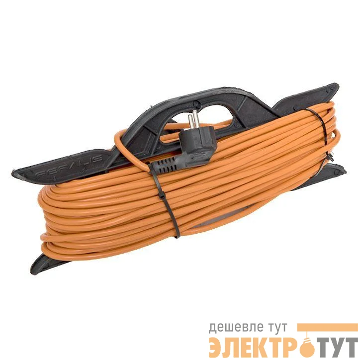 Удлинитель-шнур на рамке 1х40м без заземл. 10А "Зевс 2.0" 2.3кВт ПВС 2х0.75 PROxima EKF USRB02-10-275-1-40