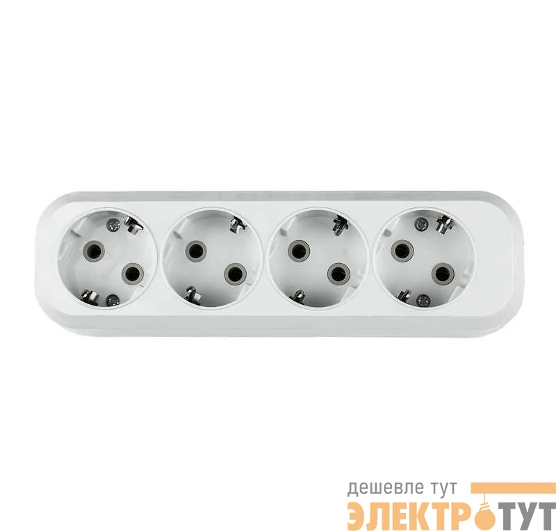 Колодка УЗ-4-GRAND 4-м с заземл. 5140 ASD / IN HOME 4690612000503
