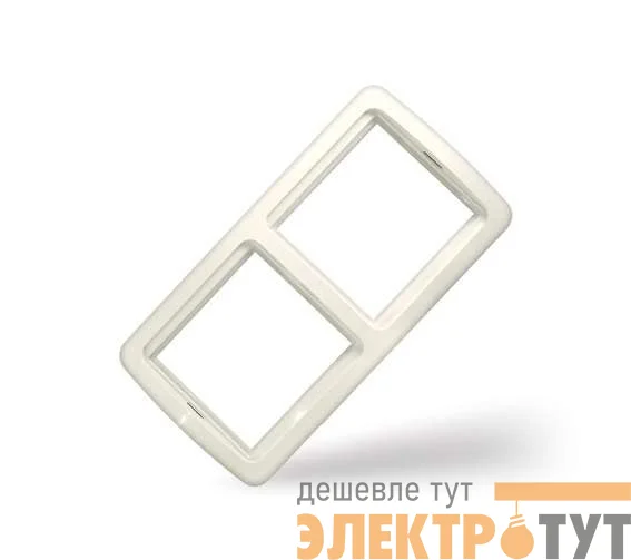 Рамка 2-м Валери горизонт. сл. кость UNIVersal Б-ВР002Г
