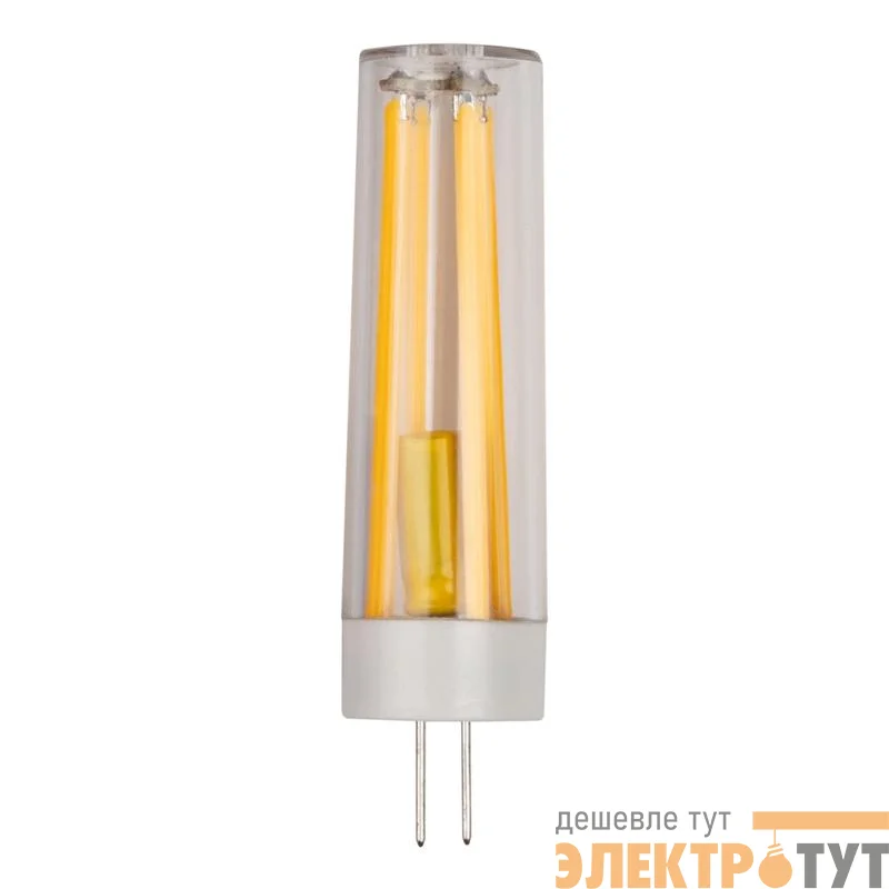 Лампа светодиодная филаментная PLED-G4 PRO 8Вт 2700К 680лм 230В d16.5х65мм JazzWay 5062504