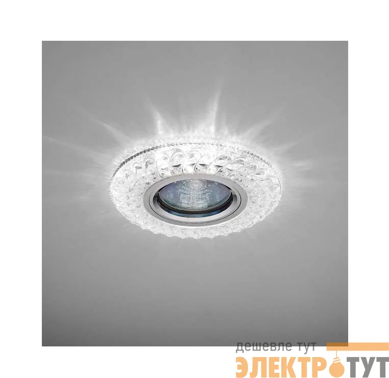 Светильник Emilia LED 51 6 70 декор. огран. полимер. со светодиод. подсвет. MR 16 прозр. ИТАЛМАК IT8682