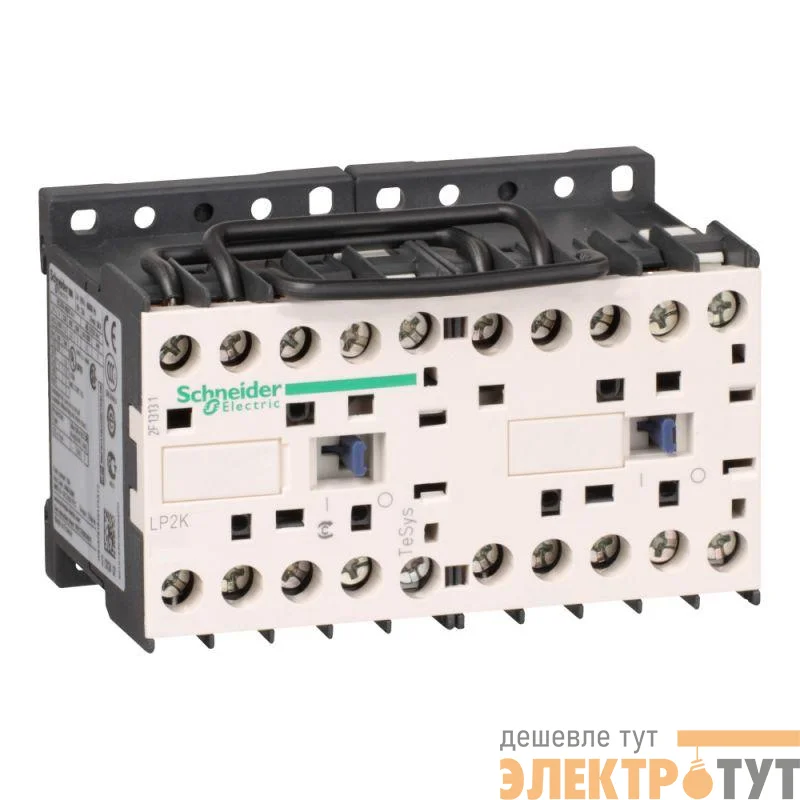 Контактор реверсивный K 3п/6А НО 24В DC зажим под винт SchE LP2K0610BD