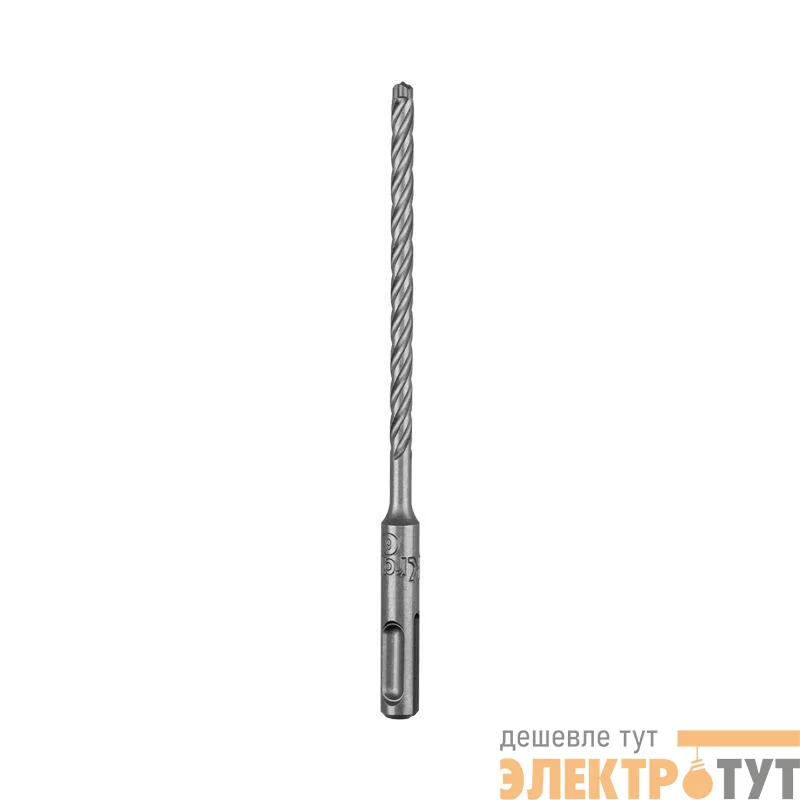 Бур по бетону SDS-Plus SUPER 6х160мм профессиональный цельная крестовая пластина Kranz KR-91-0453