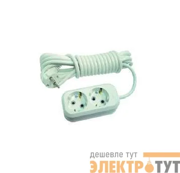 Удлинитель 2х5м с заземл. 16А IP20 Makel MGP114