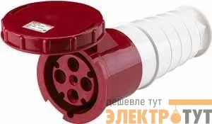 Розетка кабельная 63А 380В 3P+E тип. роз. 234 IP67 SchE 26016DEK