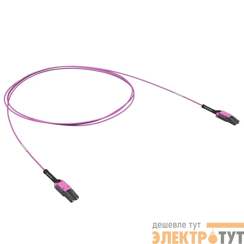 Патчкорд 2ОВ 50/125 OM4 LC Duplex Uniboot/LC Duplex Uniboot 2м DKC RNPCUL4AB02